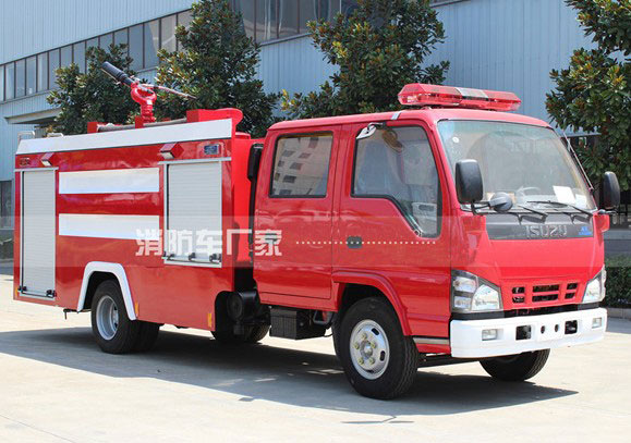 4噸五十鈴600P泡沫消防車圖片