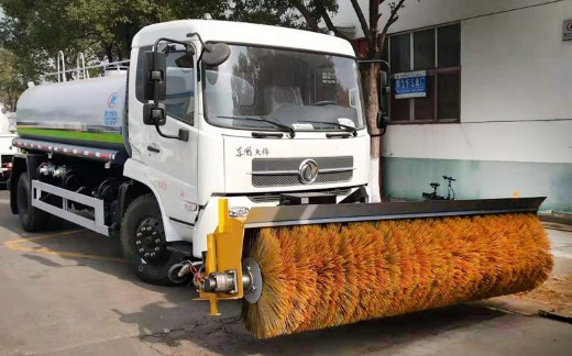 多功能灑水車-12方東風天錦帶除雪滾刷灑水車
