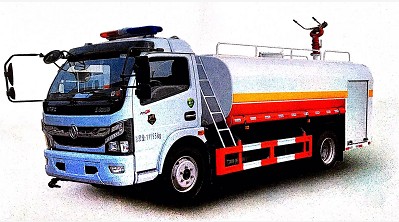 東風多利卡7.5噸消防灑水車（圓形灑水罐體）