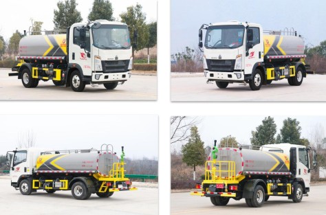 國(guó)六重汽豪沃5方灑水車 國(guó)六重汽豪沃5方灑水車