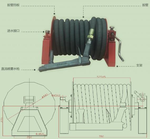成都威斯特電動(dòng)消防軟管卷盤(pán) 成都威斯特電動(dòng)消防軟管卷盤(pán)